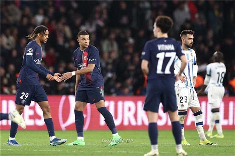 ذهاب ثمن نهائي دوري أبطال أوروبا..سان جيرمان يهزم سوسيداد ولاتسيو يصعق بايرن ميونخ