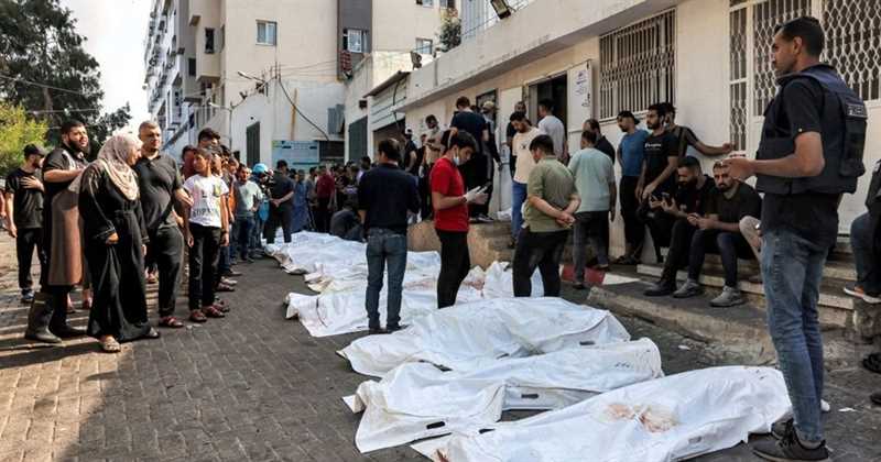 بعد امتلاء ثلاجات الموتى.. مستشفيات غزة تستعين بثلاجات الغذاء والمثلجات لحفظ جثامين الشهداء