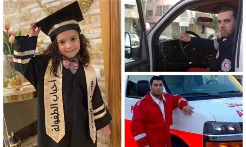 غزة.. العثور على جثامين الطفلة هند وفريق انقاذها بعد 12 يوما من محاصرتهم بدبابات الاحتلال