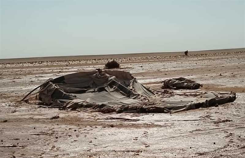 تقرير حكومي: تضرر أكثر من ثلاثة آلاف أسرة نازحة في اليمن جراء المنخفض الجوي