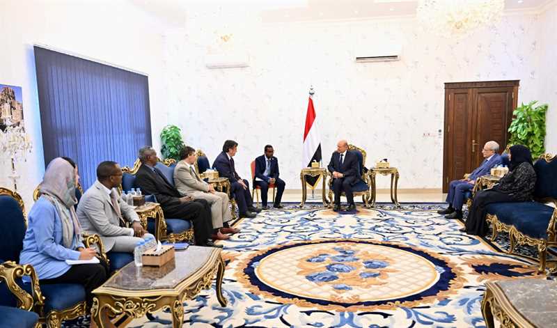 الرئيس العليمي يطالب الأمم المتحدة بإعادة النظر في دعمها لمليشيا الحوثي في مجال نزع الألغام