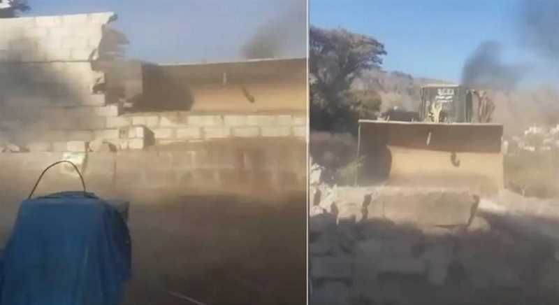 شبكة حقوقية: مليشيا الحوثي هدمت أجزاء من منزل مواطن في إب واعتدت عليه بالضرب المبرح