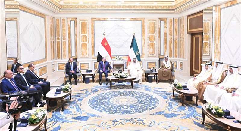 مصر والكويت تجددان التزامهما بدعم الحكومة اليمنية الشرعية