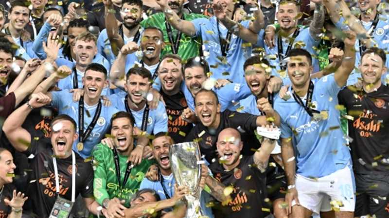مانشستر سيتي بطلاً لكاس ‎السوبر الأوروبي للمرة الأولى في تاريخه