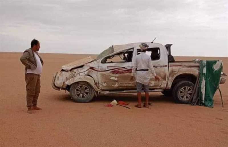 إصابة عدد من أبناء إب في حادثة سير على الطريق الرابط بين مأرب والوديعة